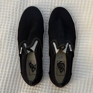 Vans Black Slip-On Sneakers